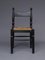 Italian Dining Chairs with Rush Seats, 1960s, Set of 4, Image 8
