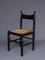 Italian Dining Chairs with Rush Seats, 1960s, Set of 4, Image 5