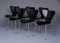 Chaises Série 7 No. 3107 par Arne Jacobsen pour Fritz Hansen, 1960s, Set de 6 2
