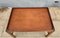 English Butler Tray Table in Mahogany and Hinged Brass 3