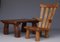 Brutalist Oak Lounge Chair, 1970s, Image 4