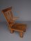 Brutalist Oak Lounge Chair, 1970s, Image 8