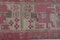 Kurdish Distressed Pictorial Runner Rug with Human Motif 8