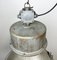 Polish Industrial Factory Pendant Lamp with Glass Cover from Mesko, 1970s 5