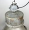 Polish Industrial Factory Pendant Lamp with Glass Cover from Mesko, 1970s, Image 5