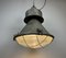 Polish Industrial Factory Pendant Lamp with Glass Cover from Mesko, 1970s 10