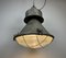 Polish Industrial Factory Pendant Lamp with Glass Cover from Mesko, 1970s, Image 10