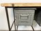 Industrial Worktable with Iron Drawers, 1960s 8