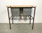 Industrial Worktable with Iron Drawers, 1960s, Image 4