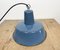 Small Industrial Enamel Pendant Lamp, 1960s 10