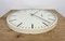 Vintage Swiss Beige Wall Clock from Favag, 1970s 13