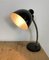 Lampe de Bureau Industrielle Noire, 1950s 16