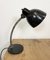 Lámpara de mesa industrial negra, años 50, Imagen 7