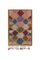 Vintage Colorful Checkered Tulu Rug, Image 1