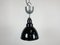 Small Industrial Black Enamel Pendant Lamp, 1950s, Image 1