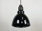 Small Industrial Black Enamel Pendant Lamp, 1950s, Image 5