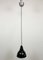 Small Industrial Black Enamel Pendant Lamp, 1950s, Image 9