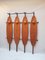 Italienische Mid-Century Garderobe aus Holz 7