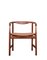 Pp203 Armchair in Mahogany and Cognac Colored Leather by Hans J. Wegner for PP Møbler, 1970s 7