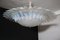 Iridescent and White Murano Glass Chandelier from Barovier & Toso, 1990s 20