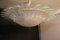 Lámpara de araña de cristal de Murano blanco e iridiscente de Barovier & Toso, años 90, Imagen 21