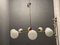 Sputnik 6-Light Chandelier in Opaline Glass, 1960s, Image 9