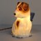 Art Deco Hund Tischlampe aus Porzellan, 1930er 8