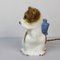 Art Deco Dog Table Lamp in Porcelain, 1930s, Image 2