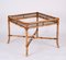 Mid-Century Italian Square Bamboo Dining Table with Glass Top from Vivai Del Sud, 1960s 17