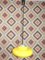 Lámpara de techo Pendulum amarilla, años 70, Imagen 2