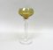 Art Deco Wine Glasses in Crystal Glass, 1920s, Set of 7 1