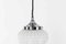 Art Deco Ornate Moulded Opaline Pendant Lamp, 1930s, Image 7