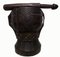 Antique Large Wooden Mortar and Pestle, Nuristan, Afghanistan, Set of 2 2