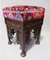 Antique Islamic Carved Stool, Damascus, Syria, 1890s 5