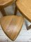 Tavolini ad incastro triangolari nello stile di Pierre Chapo, Paesi Bassi, anni '60, set di 3, Immagine 8
