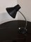 Adjustable Desk Lamp in Black Painted Metal and Chrome-Plated Spiral Arm, 1970s 2