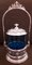 Scatola per biscotti con struttura in metallo placcato in argento decorato e inserto in vetro blu originale di WMF, Germania, inizio XX secolo, Immagine 2