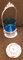 Scatola per biscotti con struttura in metallo placcato in argento decorato e inserto in vetro blu originale di WMF, Germania, inizio XX secolo, Immagine 3
