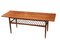 Danish Coffee Table in Teak with Newspaper Shelf, 1960s, Image 1