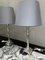 Antique Silver-Plated Table Lamps in Form of Corinthian Columns, Set of 2 9