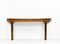 Burr Wood and Brass Greek Key Console Table attributed to Mastercraft, 1970s, Image 2