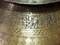 Antique Islamic Engraved Tinned Brass Bowl, 1890s 10