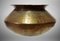 Antique Islamic Engraved Tinned Brass Bowl, 1890s 2