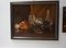 Artista belga, Nature morte, 1984, olio su tela, con cornice, set di 3, Immagine 3