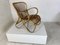 Vintage Rattan and Bamboo Easy Chair from Rohé Noordwolde, 1950s, Image 2