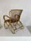 Vintage Rattan and Bamboo Easy Chair from Rohé Noordwolde, 1950s, Image 4