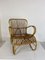 Vintage Rattan and Bamboo Easy Chair from Rohé Noordwolde, 1950s, Image 10