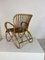 Vintage Rattan and Bamboo Easy Chair from Rohé Noordwolde, 1950s 8