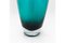 Large Teal Vase, Poland, 1970s 4