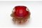 Red Glass Ashtray, Italy, 1970s, Image 3